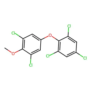 1,3-Dichloro-2-methoxy-5-(2,4,6-trichlorophenoxy)benzene structure