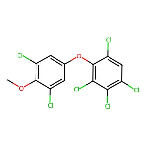 1,2,3,5-Tetrachloro-4-(3,5-dichloro-4-methoxyphenoxy)benzene structure