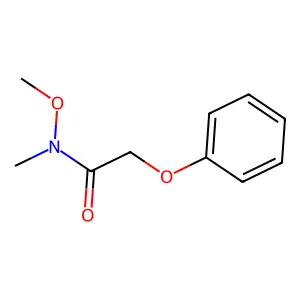 N-methoxy-N-methyl-2-phenoxyacetamide structure