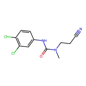 1-(2-cyanoethyl)-3-(3,4-dichlorophenyl)-1-methylurea structure