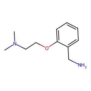 1-{2-[2-(DIMETHYLAMINO)ETHOXY]PHENYL}METHANAMINE structure