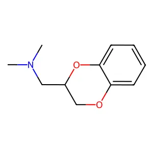 1-(2,3-dihydro-1,4-benzodioxin-3-yl)-N,N-dimethylmethanamine structure