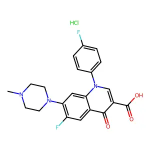 DIFLOXACIN HYDROCHLORIDE structure