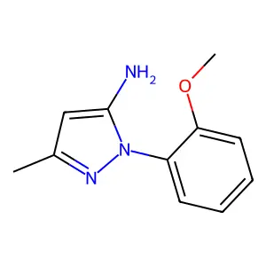 1-(2-methoxyphenyl)-3-methyl-1H-pyrazol-5-amine structure