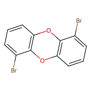 Compound C12H6Br2O2 structure