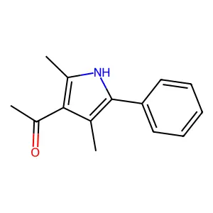 1-(2,4-Dimethyl-5-phenyl-1H-pyrrol-3-yl)ethanone structure