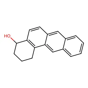 1,2,3,4-Tetrahydrotetraphen-4-ol structure