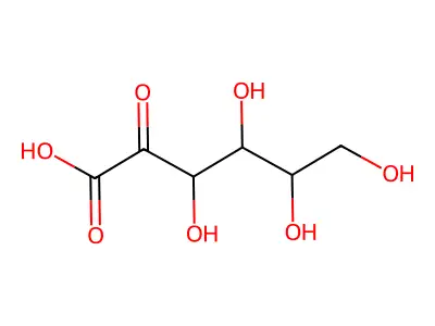 2-keto-L-gluconate structure