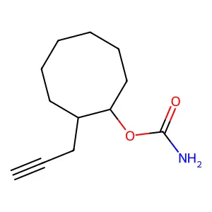 (2-prop-2-ynylcyclooctyl) carbamate structure