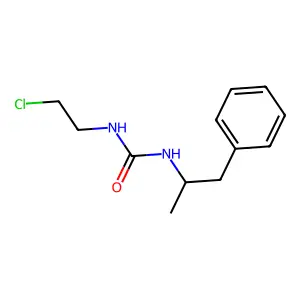1-(2-chloroethyl)-3-(1-phenylpropan-2-yl)urea structure