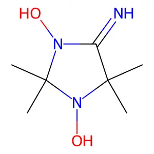 1,3-dihydroxy-2,2,5,5-tetramethylimidazolidin-4-imine structure