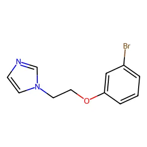 1-[2-(3-bromophenoxy)ethyl]-1H-imidazole structure