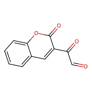 3-Glyoxyloylcoumarin structure