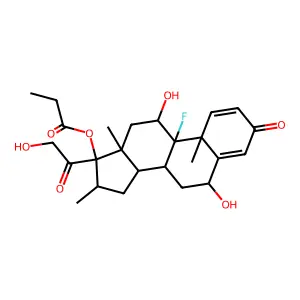 Compound C25H33FO7 structure