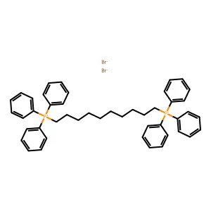 1,10-DECAMETHYLENEBIS(TRIPHENYLPHOSPHONIUM BROMIDE) structure