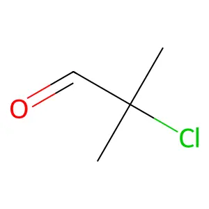 Propanal, 2-chloro-2-methyl- structure