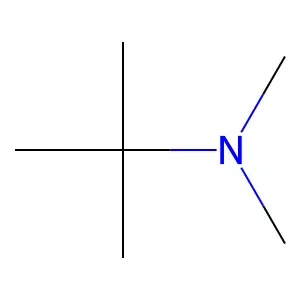 N,N,2-trimethylpropan-2-amine structure