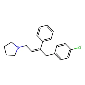 Pyrrobutamine structure