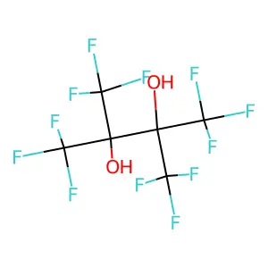 Perfluoropinacol structure