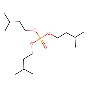 Phosphoric acid, triisoamyl ester structure
