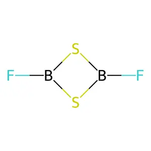 1,3,2,4-Dithiaboretane, 2,4-difluoro- structure