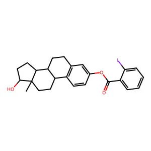 3-(2-Iodobenzoyl)estradiol structure