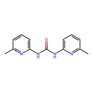 1,3-bis(6-methyl-2-pyridinyl)urea structure