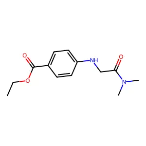 ethyl 4-[[2-(dimethylamino)-2-oxoethyl]amino]benzoate structure