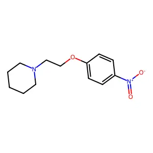 1-(2-(4-Nitrophenoxy)ethyl)piperidine structure