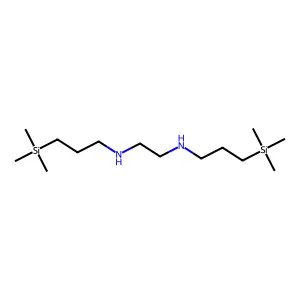 1,2-Ethanediamine, N,N'-bis[3-(trimethylsilyl)propyl]- structure