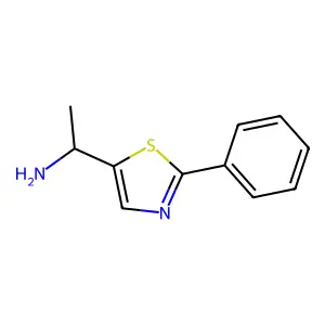 1-(2-Phenylthiazol-5-yl)ethylamine structure