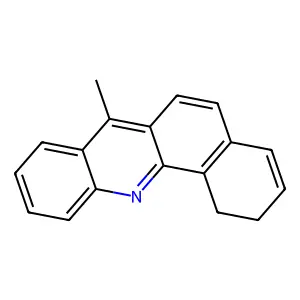 BENZ(c)ACRIDINE, 1,2-DIHYDRO-7-METHYL- structure