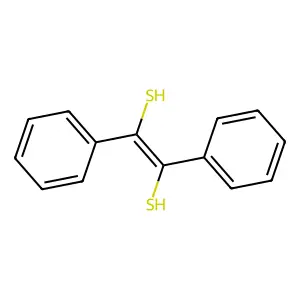 1,2-Ethenedithiol, 1,2-diphenyl- structure