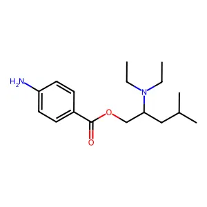 Leucinocaine structure