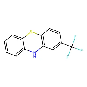 Compound C13H8F3NS structure