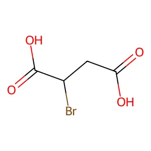 Bromosuccinic acid structure