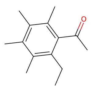 1-(2-ethyl-3,4,5,6-tetramethylphenyl)ethanone structure