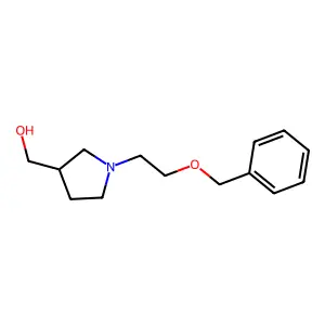 [1-(2-phenylmethoxyethyl)pyrrolidin-3-yl]methanol structure