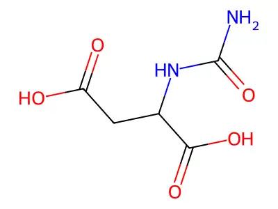 Ureidosuccinic acid structure