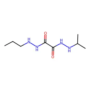 OXALIC ACID, BIS(2-ISOPROPYLHYDRAZIDE) structure