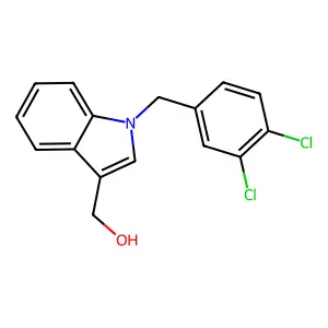 [1-[(3,4-dichlorophenyl)methyl]indol-3-yl]methanol structure