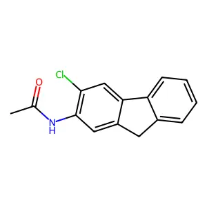 N-(3-Chloro-9H-fluoren-2-yl)acetamide structure