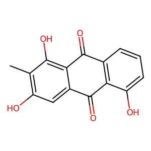 1,3,5-Trihydroxy-2-methylanthraquinone structure