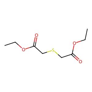 Diethyl 2,2'-thiodiacetate structure