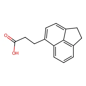 1,2-Dihydro-5-acenaphthylenepropanoic acid structure