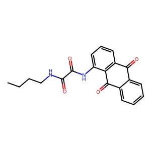 N-(1-Anthraquinonyl)-N'-butyloxamide structure