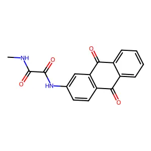 N'-(9,10-dioxoanthracen-2-yl)-N-methyloxamide structure