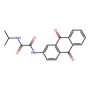 N-(9,10-dioxoanthracen-2-yl)-N'-propan-2-yloxamide structure