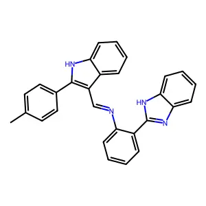 Compound C29H22N4 structure