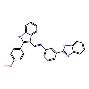 Compound C29H22N4O structure